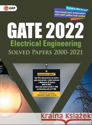 GATE 2022 Electrical Engineering - Solved Papers (2000-2021) G K Publications (P) Ltd 9789390820160 Gk Publications