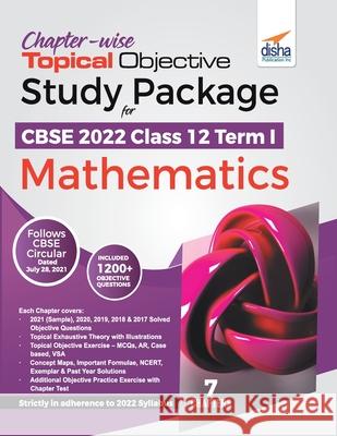 Chapter-wise Topical Objective Study Package for CBSE 2022 Class 12 Term I Mathematics Disha Experts 9789391025618 Aiets