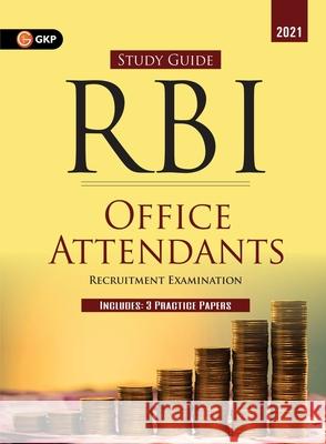 Rbi 2021 Office Attendants Guide G K Publications (P) Ltd 9789391061029 G. K. Publications