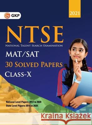 Ntse 2020-21 Class 10th (Mat & Sat)30 Solved Papers G K Publications (P) Ltd 9789391061128 G. K. Publications