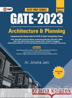 Gate 2023: Architecture & Planning Vol 2 - Guide by GKP G K Publications (P) Ltd 9789394168473 CL Educate Limited