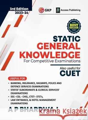Static General Knowledge 3ed A. P. Bhardwaj 9789394168527 CL Educate Limited