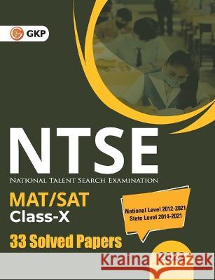 Ntse 2021-22: Class 10th (MAT + SAT) - 33 Solved Papers G K Publications (P) Ltd 9789394168893 CL Educate Limited