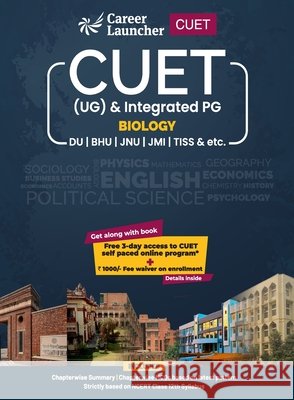 CUET 2022 Biology Career Launcher 9789395101288 CL Educate Limited