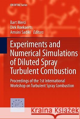 Experiments and Numerical Simulations of Diluted Spray Turbulent Combustion: Proceedings of the 1st International Workshop on Turbulent Spray Combusti Merci, Bart 9789400714083