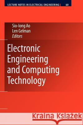 Electronic Engineering and Computing Technology Len Gelman 9789400732384 Springer