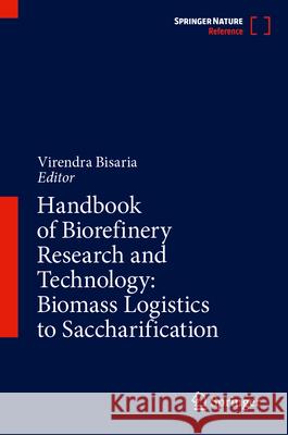 Handbook of Biorefinery Research and Technology Park, Jong Moon 9789400763074