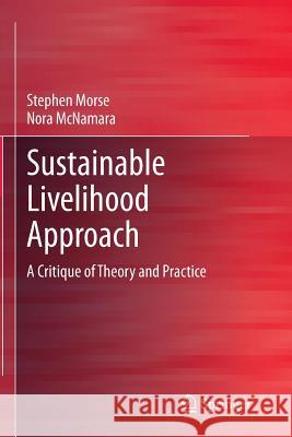 Sustainable Livelihood Approach: A Critique of Theory and Practice Morse, Stephen 9789400792807 Springer