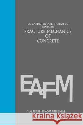 Fracture Mechanics of Concrete: Material Characterization and Testing: Material Characterization and Testing Carpinteri, Alberto 9789400961517