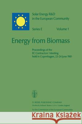 Energy from Biomass: Proceedings of the EC Contractors' Meeting Held in Copenhagen, 23-24 June 1981 Chartier, P. 9789400985629 Springer