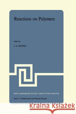 Reactions on Polymers: Proceedings of the NATO Advanced Study Institute Held at Rensselaer Polytechnic Institute, Troy, N.Y., U.S.A., July 15 Moore, J. a. 9789401026802 Springer