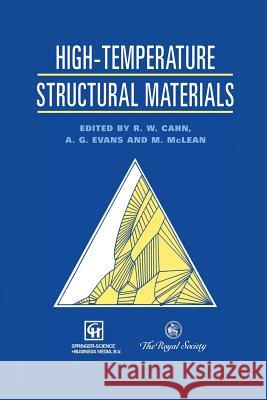 High-Temperature Structural Materials Cahn, Robert 9789401042611 Springer