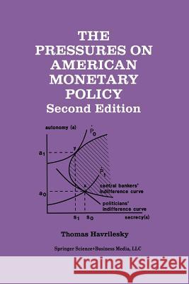 The Pressures on American Monetary Policy Thomas Havrilesky 9789401042857 Springer