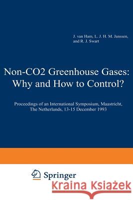 Non-Co2 Greenhouse Gases: Why and How to Control?: Proceedings of an International Symposium, Maastricht, the Netherlands, 13-15 December 1993 Van Ham, J. 9789401044257 Springer