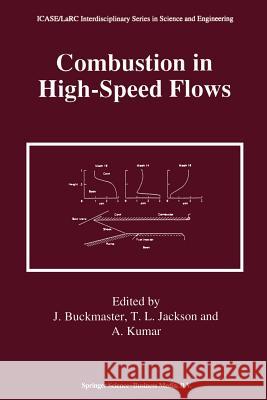 Combustion in High-Speed Flows John Buckmaster Thomas L. Jackson Ajay Kumar 9789401044561 Springer