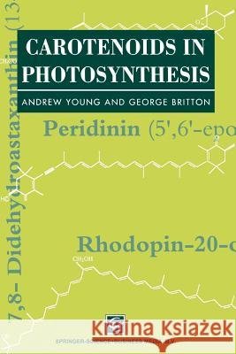 Carotenoids in Photosynthesis A. Young G. Britton 9789401049429 Springer