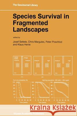 Species Survival in Fragmented Landscapes J. Settele Chris Margules Peter Poschlod 9789401066402 Springer