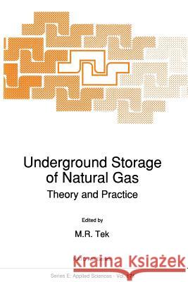 Underground Storage of Natural Gas: Theory and Practice Tek, M. R. 9789401069366 Springer