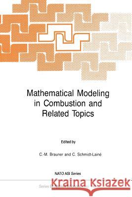 Mathematical Modeling in Combustion and Related Topics Claude-Michel Brauner Claudine Schmidt-Laine 9789401077453