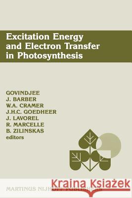 Excitation Energy and Electron Transfer in Photosynthesis: Dedicated to Warren L. Butler Govindjee 9789401080767