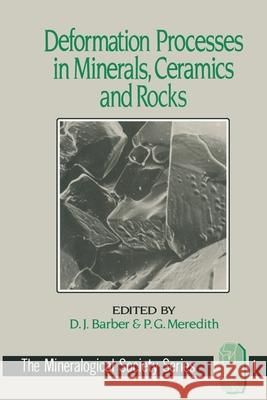 Deformation Processes in Minerals, Ceramics and Rocks D. J. Barber P. G. Meredith 9789401168298 Springer