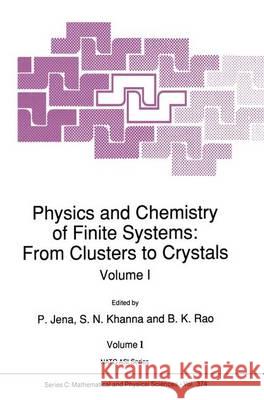 Physics and Chemistry of Finite Systems: From Clusters to Crystals Jena, Peru 9789401726474 Springer