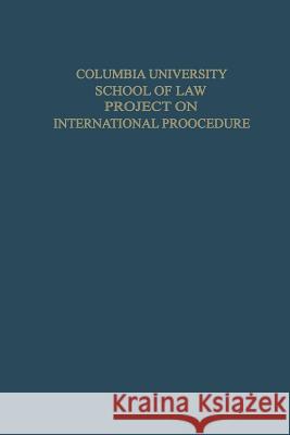 Civil Procedure in France Peter E. Herzog Martha Weser Columbia University 9789401758260 Springer