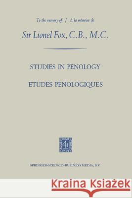 Studies in Penology / Études Pénologiques Manuel Lopez-Rey Charles Germain 9789401764216 Springer