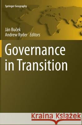 Governance in Transition Jan B Andrew Ryder 9789401779128 Springer