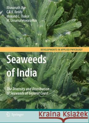 Seaweeds of India: The Diversity and Distribution of Seaweeds of Gujarat Coast Jha, Bhavanath 9789401781244 Springer