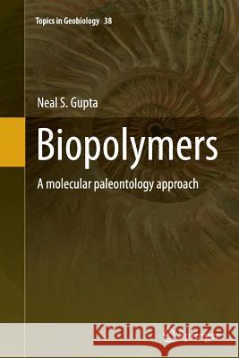 Biopolymers: A Molecular Paleontology Approach Gupta, Neal S. 9789402407709 Springer