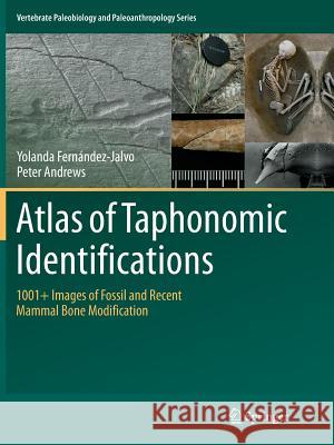 Atlas of Taphonomic Identifications: 1001+ Images of Fossil and Recent Mammal Bone Modification Fernandez-Jalvo, Yolanda 9789402413489 Springer
