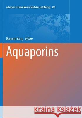 Aquaporins Baoxue Yang 9789402414783 Springer