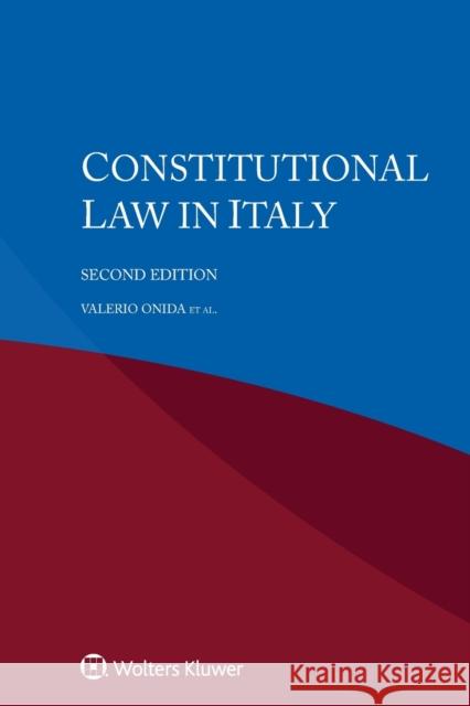 Constitutional Law in Italy Valerio Onida 9789403507149