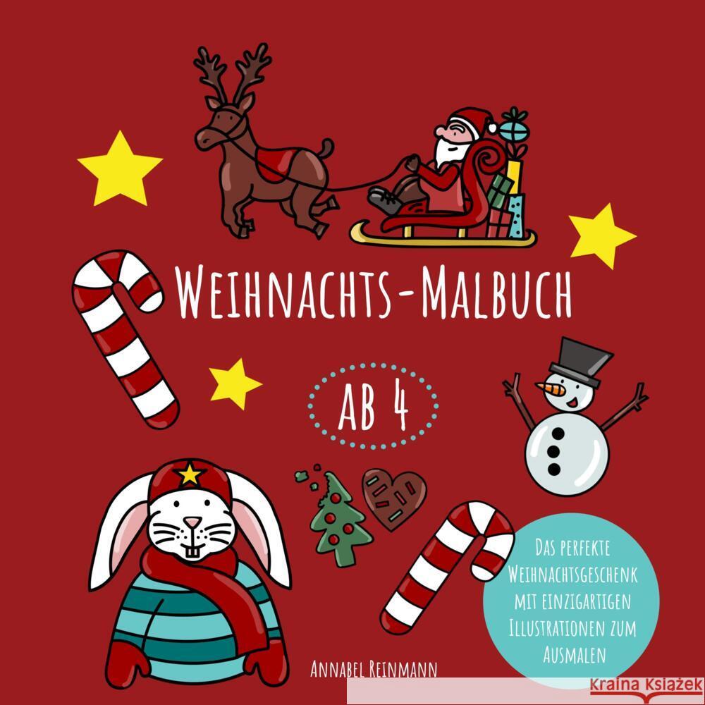 Weihnachtsmalbuch ab 4 Reinmann, Annabel 9789403644448