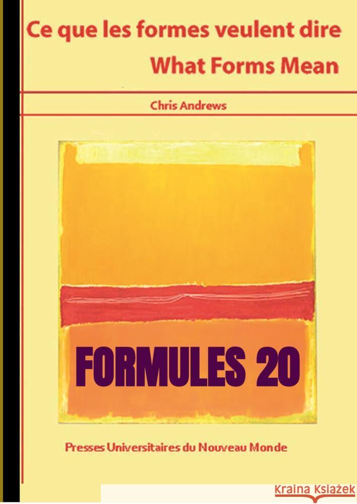 Formules 20 Andrews, Chris 9789403645629