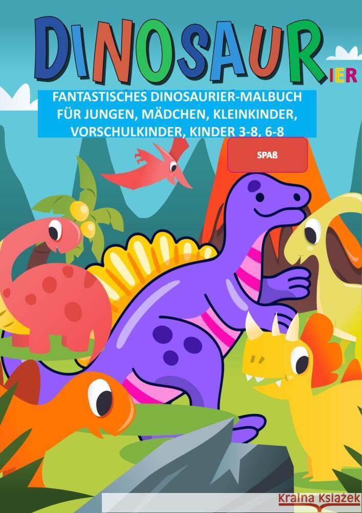 DINOSAURIER-MALBUCH FÜR KINDER: Wassermann, Brigita 9789403674742