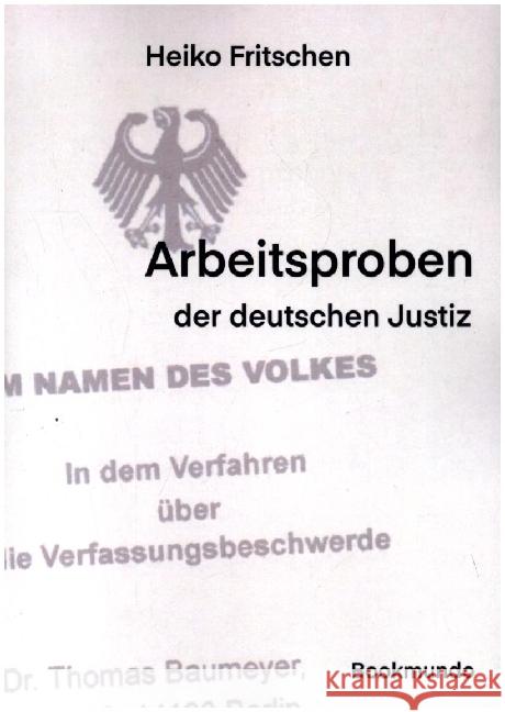 Arbeitsproben Fritschen, Heiko 9789403681696