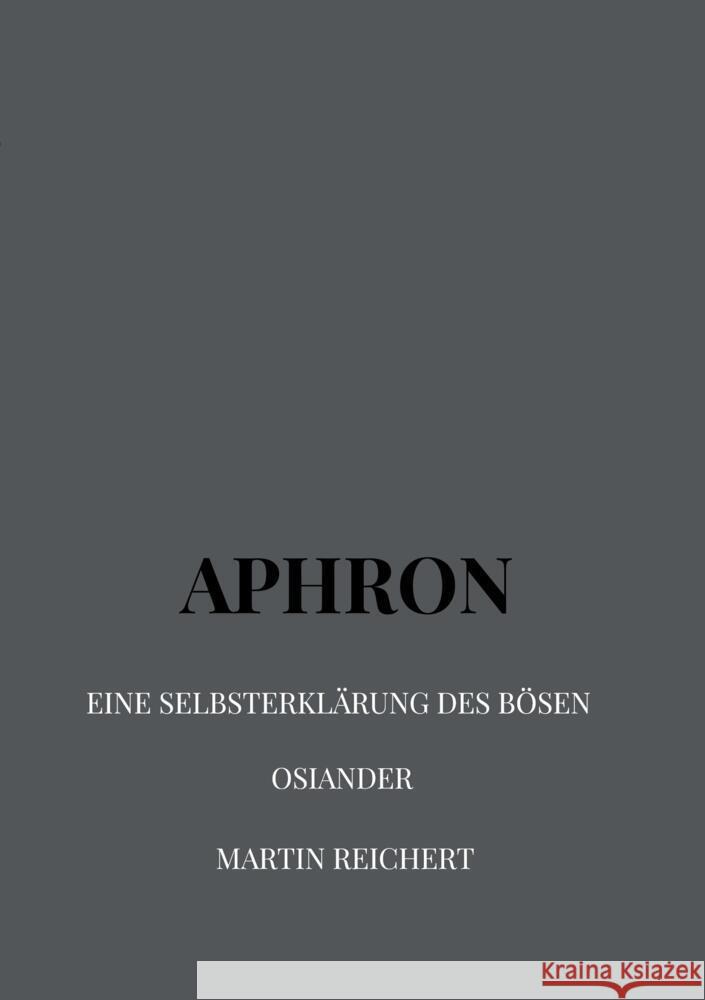 Aphron Reichert, Martin 9789403684635