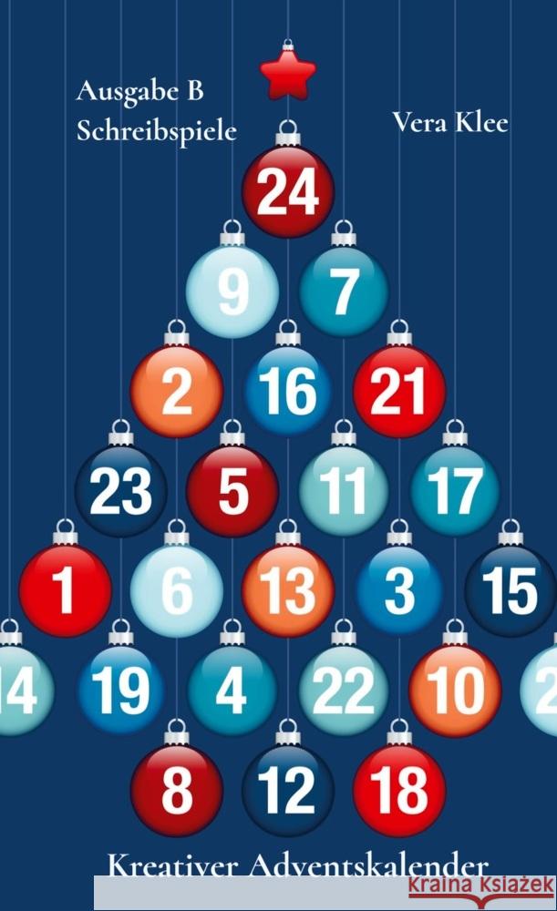 Kreativer Adventskalender Klee, Vera 9789403721750