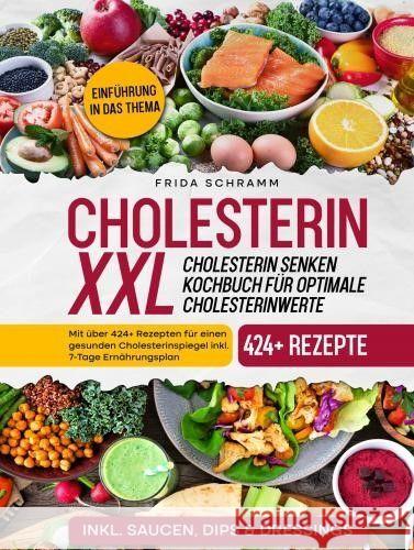 Cholesterin XXL - Cholesterin senken Kochbuch für optimale Cholesterinwerte Schramm, Frida 9789403755786