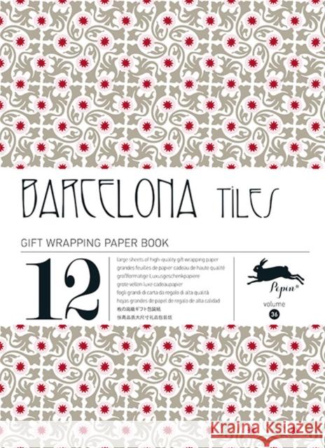 Barcelona Tiles: Gift & Creative Paper Book Vol. 36 Pepin Van Roojen 9789460090486 Pepin Press