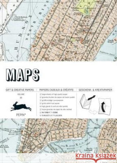 Maps: Gift and Creative Paper Book Pepin Van Roojen 9789460090721 Pepin Press