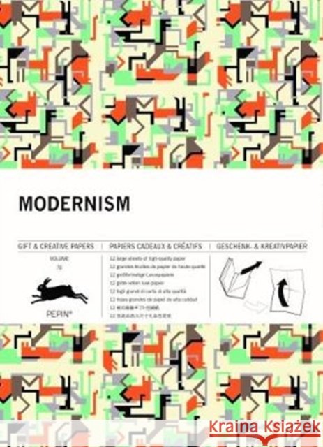 Modernism: Gift & Creative Paper Book: Vol. 70 Pepin Van Roojen 9789460090820 Pepin Press