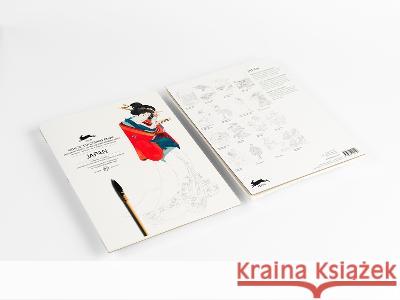 Japan Artists' Colouring Book Pepin van Roojen 9789460098246 Pepin Press
