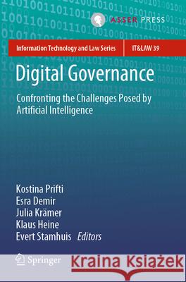 Digital Governance  9789462656413 T.M.C. Asser Press
