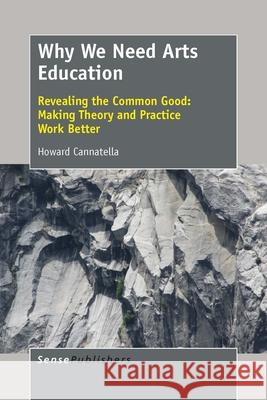 Why We Need Arts Education Howard Cannatella   9789463000925 Sense Publishers