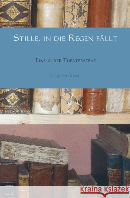 Stille, in die Regen fällt Kaiser, Christoph 9789463862745 Bookmundo