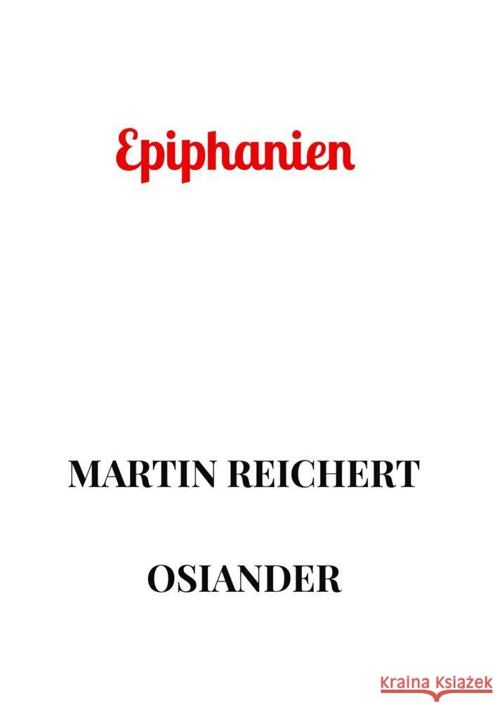 Epiphanien Reichert, Martin 9789464857962