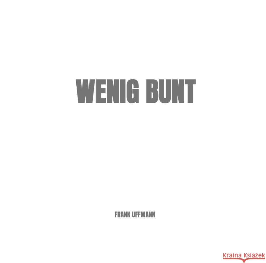 Wenig Bunt Uffmann, Frank 9789464858556 Bookmundo